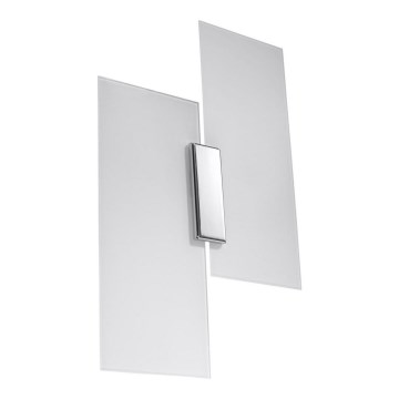 Iluminação de parede FABIANO 2xE27/60W/230V branco/cromado brilhante
