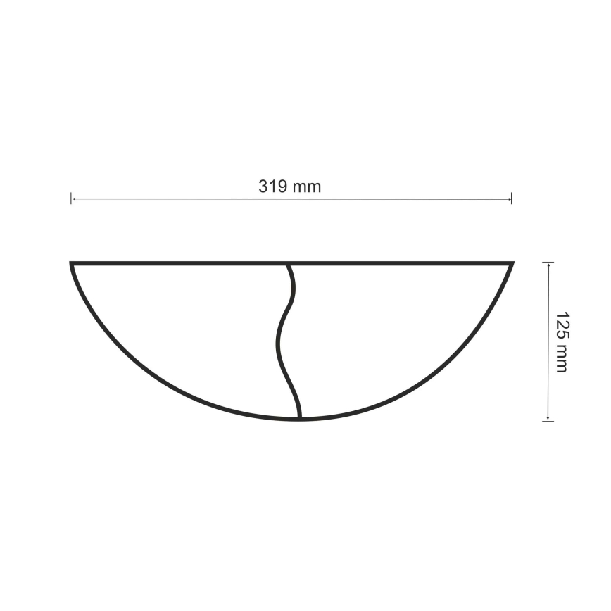 Iluminação de parede FALA 1xE14/12W/230V gesso/branco