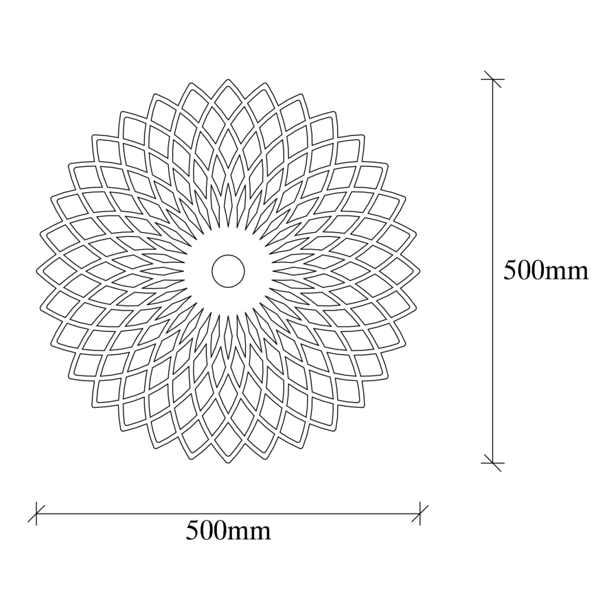 Iluminação de parede FELLINI 1xE27/100W/230V