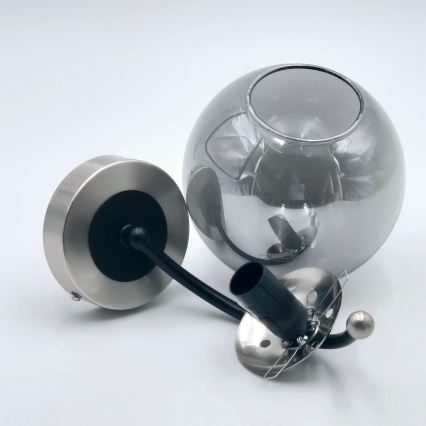 Iluminação de parede GEORGIA 1xE14/5W/230V cromado mate/fumado