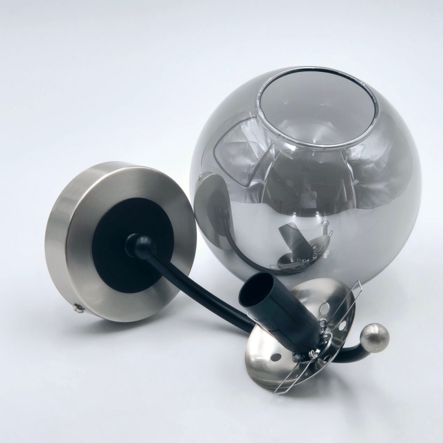 Iluminação de parede GEORGIA 1xE14/5W/230V cromado mate/fumado
