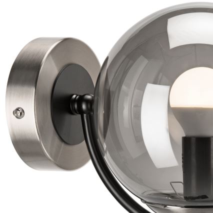 Iluminação de parede GEORGIA 1xE14/5W/230V cromado mate/fumado
