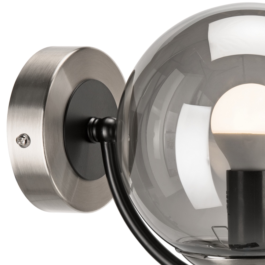 Iluminação de parede GEORGIA 1xE14/5W/230V cromado mate/fumado