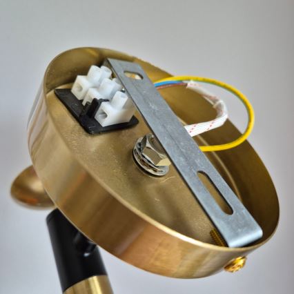 Iluminação de parede GEORGIA 1xE14/5W/230V dourado/fumado bege