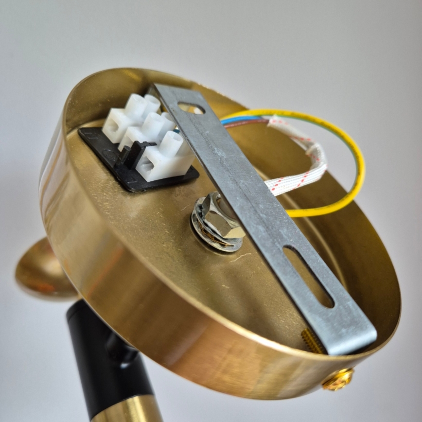 Iluminação de parede GEORGIA 1xE14/5W/230V dourado/fumado bege