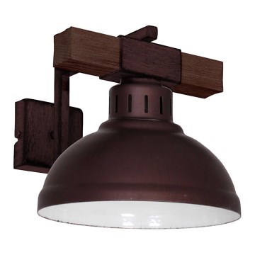 Iluminação de parede HAKON 1xE27/60W/230V escura