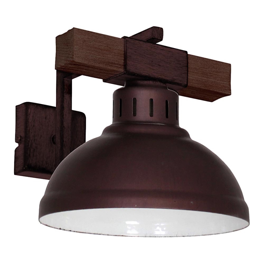 Iluminação de parede HAKON 1xE27/60W/230V escura