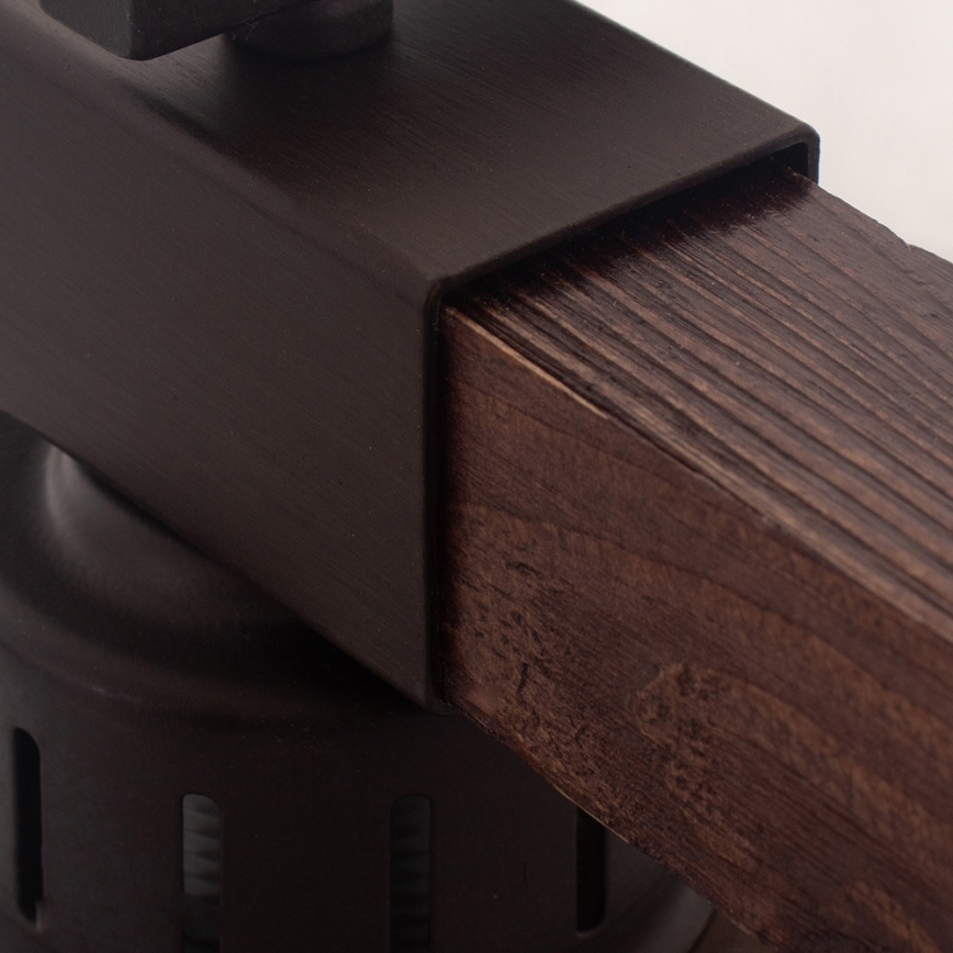 Iluminação de parede HAKON 1xE27/60W/230V escura