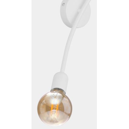 Iluminação de parede HELIX 2xE27/60W/230V branca