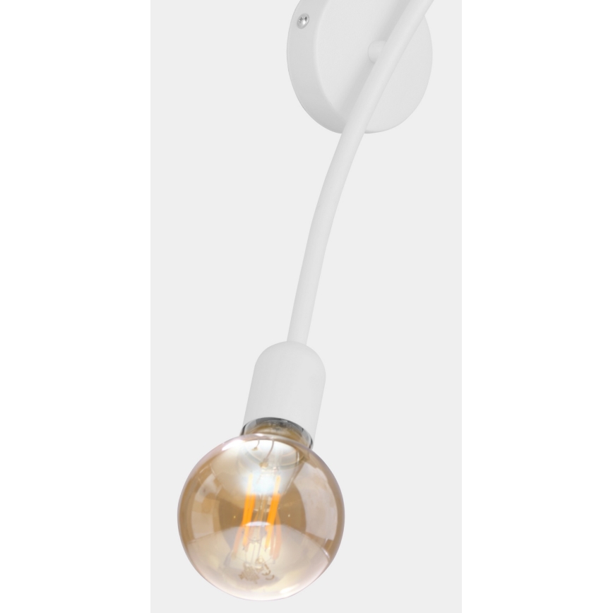 Iluminação de parede HELIX 2xE27/60W/230V branca