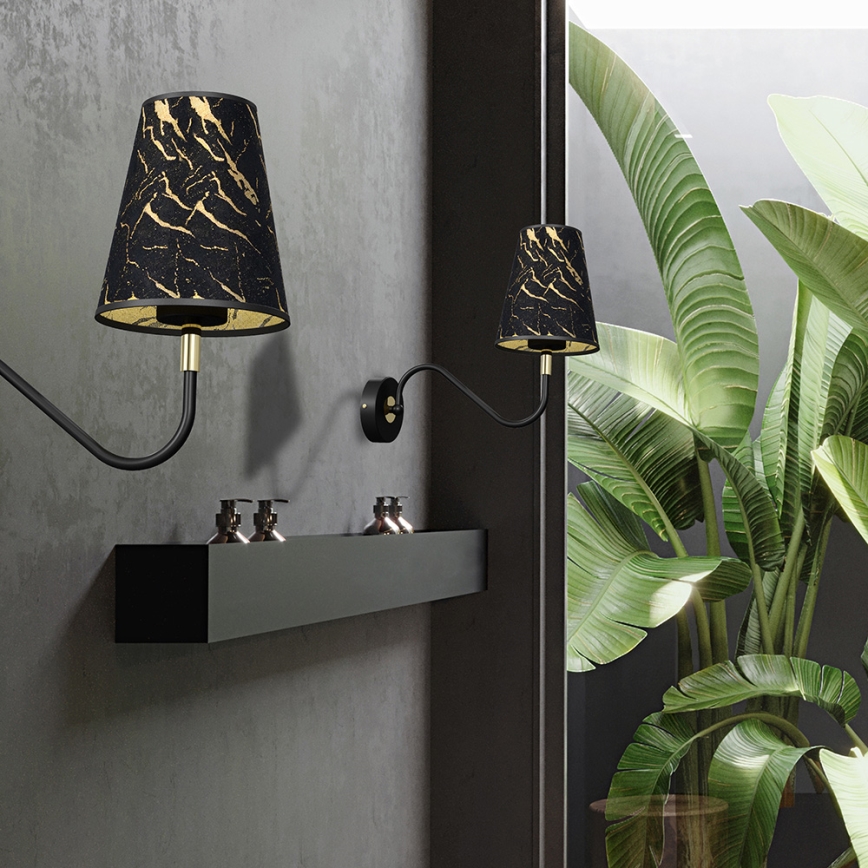 Iluminação de parede HERMES 1xE27/60W/230V