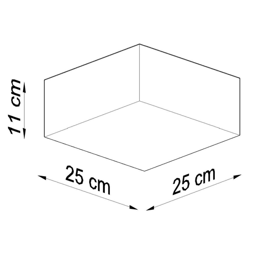 Iluminação de parede HORUS 1xE27/60W/230V cinzento