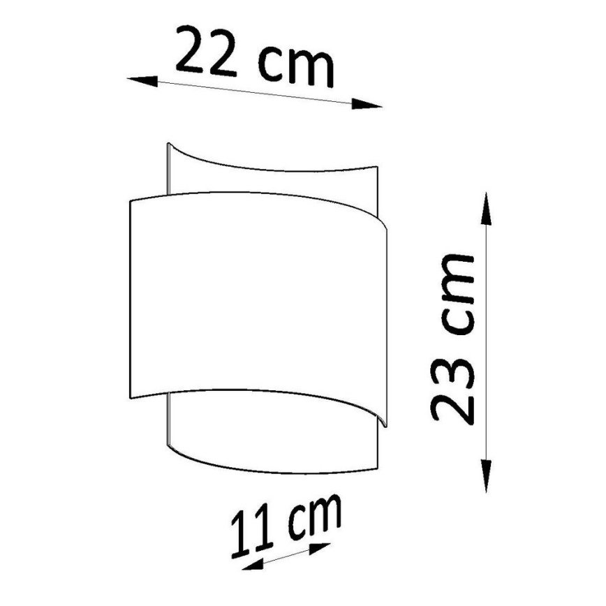 Iluminação de parede IMPACT 1xG9/40W/230V branca