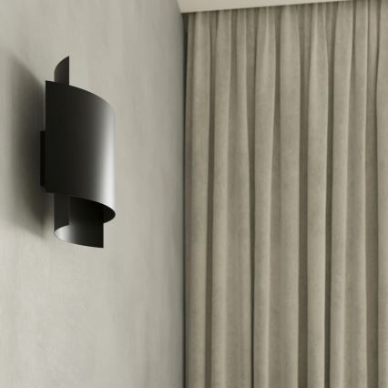 Iluminação de parede IMPACT 1xG9/40W/230V preta