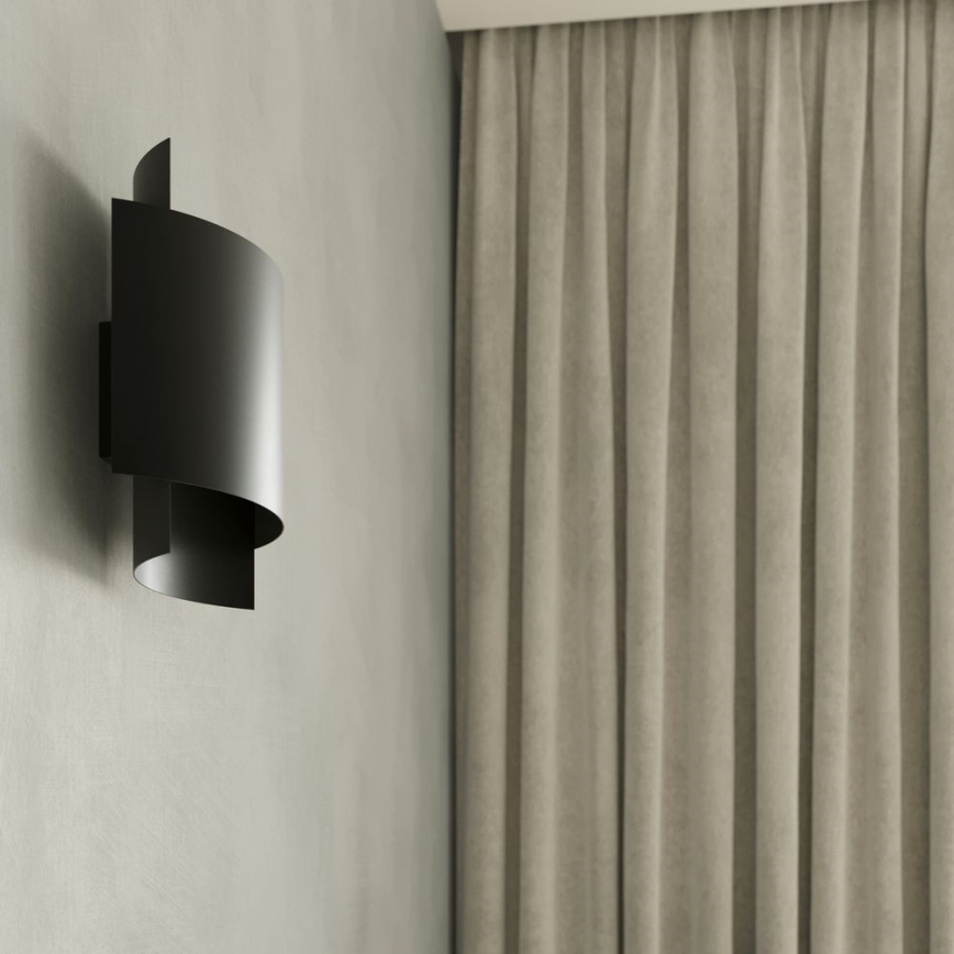 Iluminação de parede IMPACT 1xG9/40W/230V preta