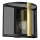 Iluminação de parede KAGA 1xE27/60W/230V preto/dourado