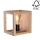 Iluminação de parede KAGO 1xE27/60W/230V carvalho - certificado por FSC