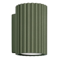 Iluminação de parede KARBON 1xGU10/10W/230V verde