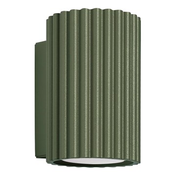 Iluminação de parede KARBON 1xGU10/10W/230V verde