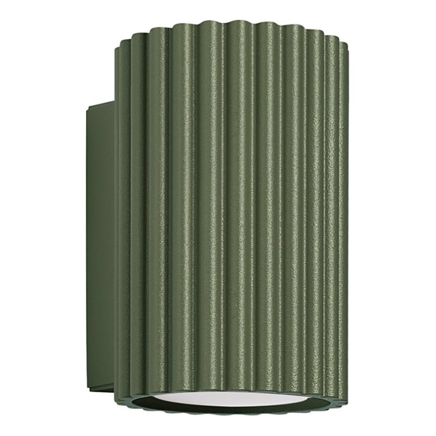 Iluminação de parede KARBON 1xGU10/10W/230V verde