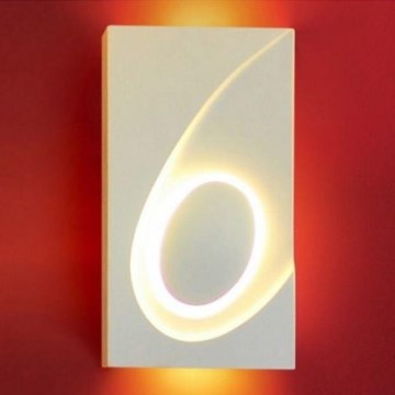 Iluminação de parede KOMETA 1xE14/12W/230V gesso/branco