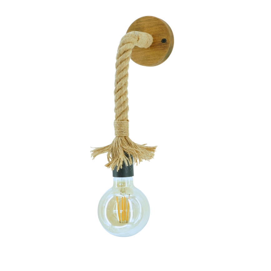 Iluminação de parede KOS 1xE27/60W/230V faia