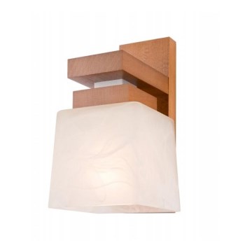 Iluminação de parede KUBUS 1xE27/60W/230V faia