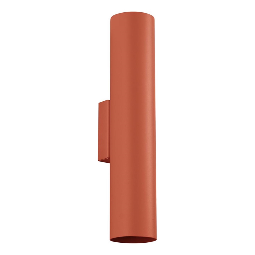 Iluminação de parede LAGOS 2xGU10/10W/230V vermelho