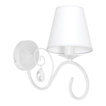 Iluminação de parede LAURA 1xE14/60W/230V branco