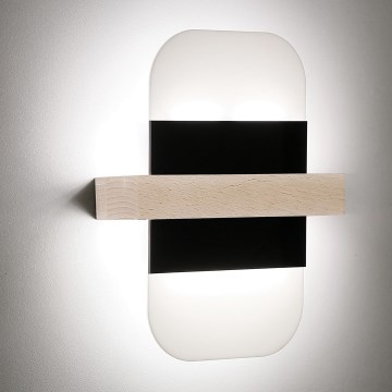 Iluminação de parede LED APRIL LED/6W/230V branco/preto
