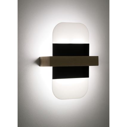 Iluminação de parede LED APRIL LED/6W/230V branco/preto