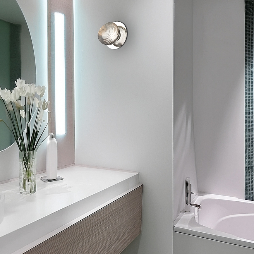 Iluminação de parede LED BOLLA LED/3W/230V cromado brilhante