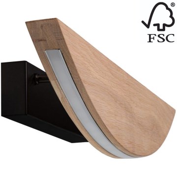 Iluminação de parede LED com regulação DUBAI LED/6,5W/230V carvalho – FSC certificado