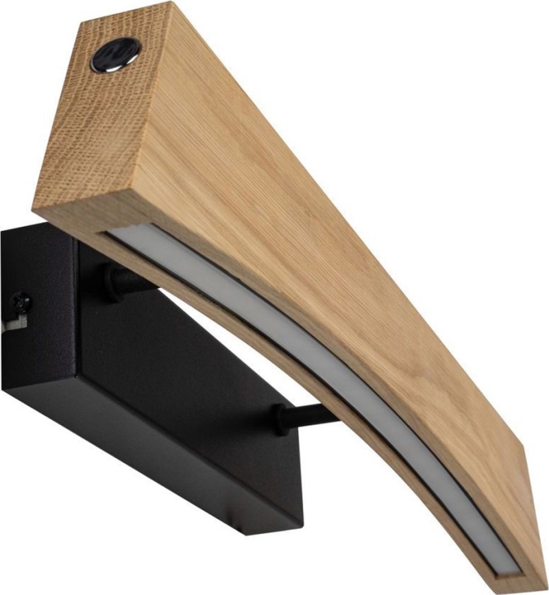 Iluminação de parede LED com regulação ZIAD LED/6,5W/230V carvalho