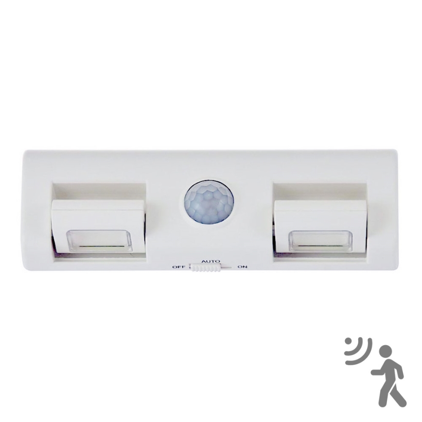 Iluminação de parede LED com sensor LED/3xAA/4,5V
