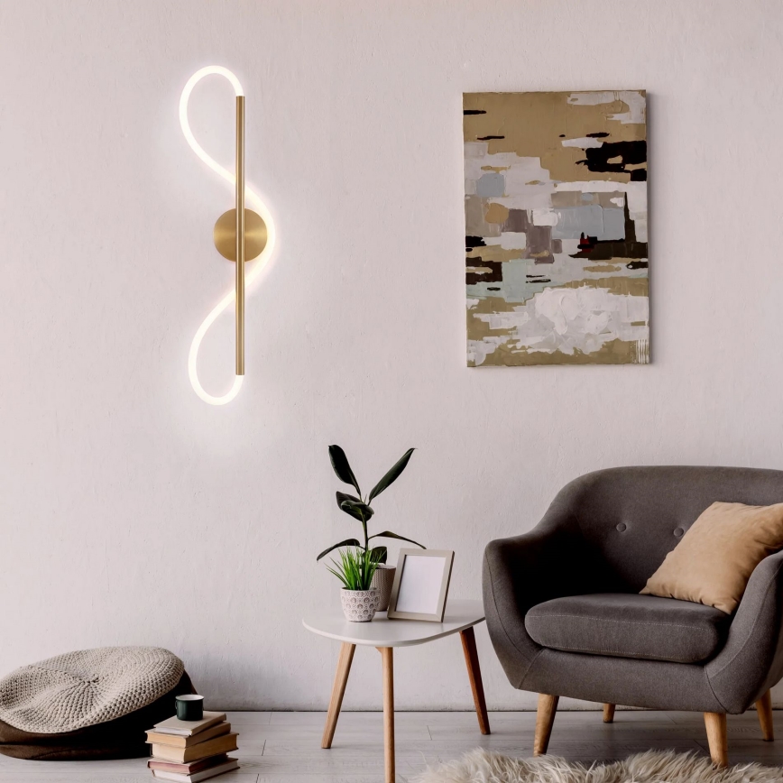 Iluminação de parede LED EMMA LED/19W/230V preto
