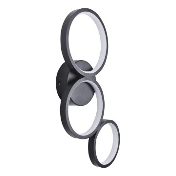 Iluminação de parede LED FLAMENCO LED/23W/230V 4000K preto