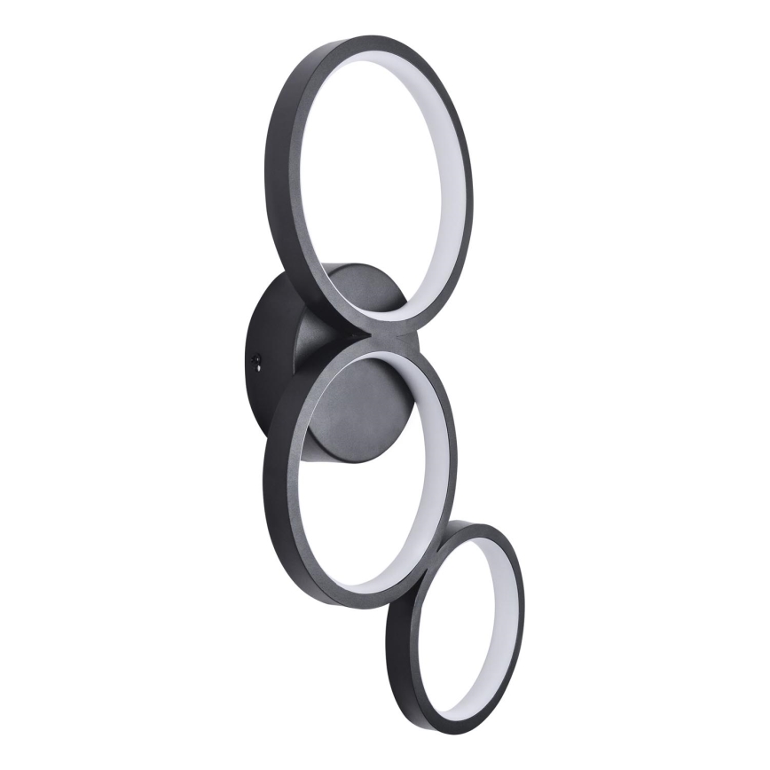 Iluminação de parede LED FLAMENCO LED/23W/230V 4000K preto