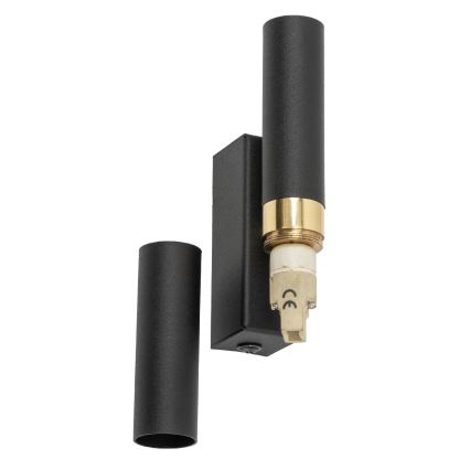Iluminação de parede LED LAGOS 2xG9/3W/230V 4000K preto/dourado