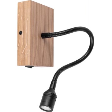 Iluminação de parede LED LECTOR LED/2,5W/230V carvalho