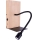 Iluminação de parede LED LECTOR LED/2,5W/230V USB carvalho