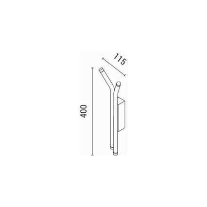 Iluminação de parede LED LED/10W/230V 3000K