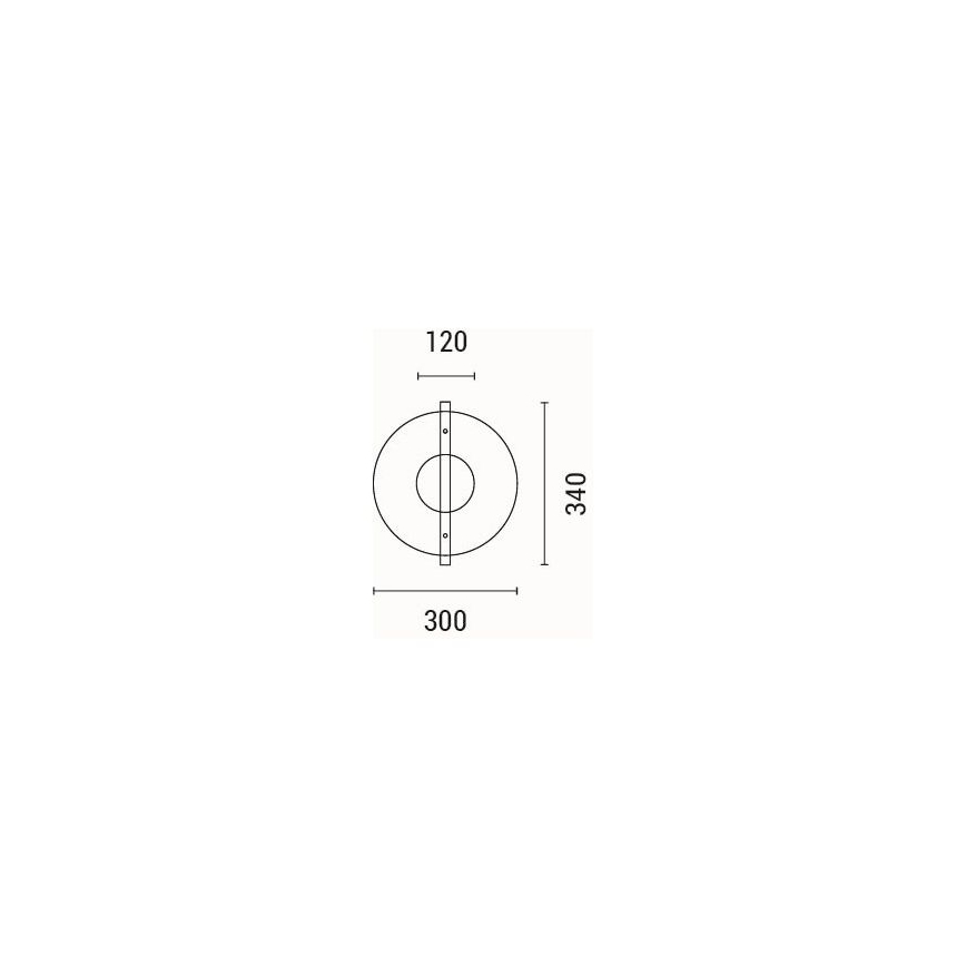 Iluminação de parede LED LED/10W/230V 3000K