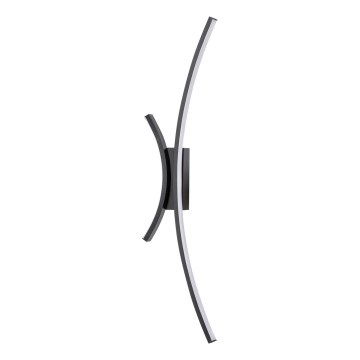 Iluminação de parede LED LED/12W/230V 3000-6000K preto
