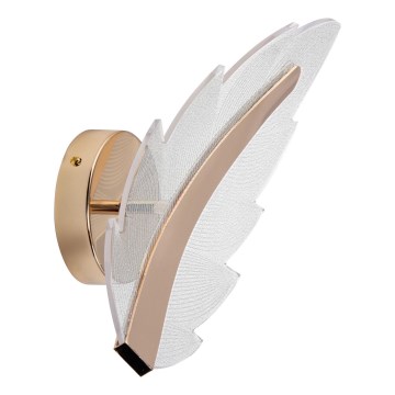Iluminação de parede LED LED/12W/230V dourado