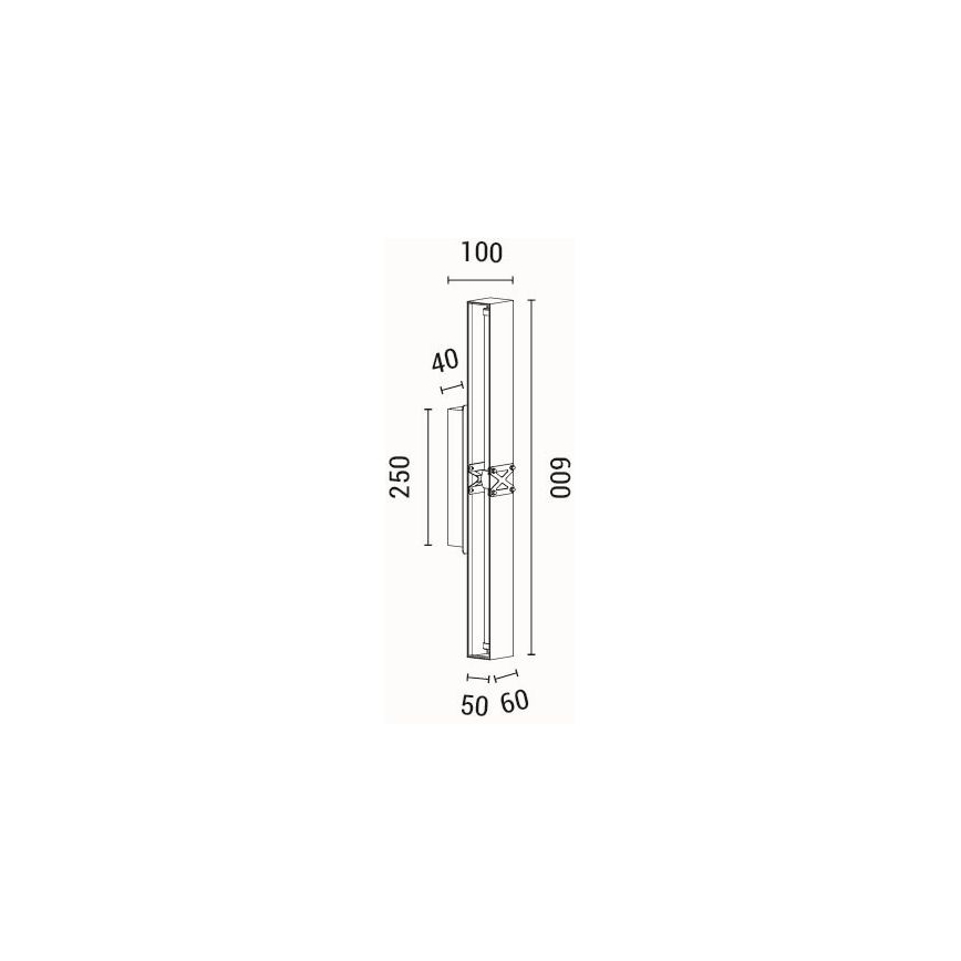 Iluminação de parede LED LED/13W/230V 3000K
