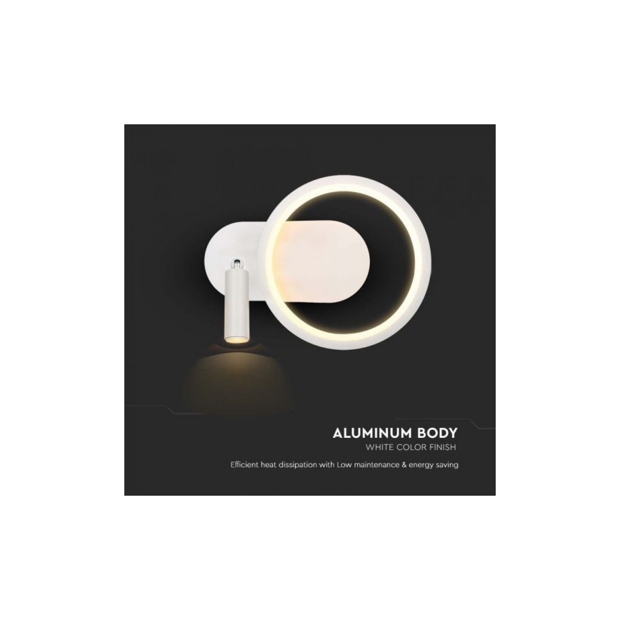 Iluminação de parede LED LED/14W/230V 4000K branco