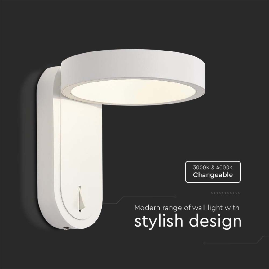 Iluminação de parede LED LED/5W/230V 3000K/4000K branco