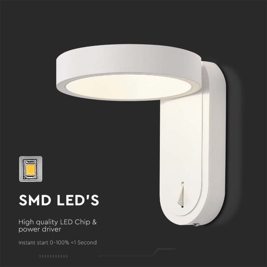 Iluminação de parede LED LED/5W/230V 3000K/4000K branco