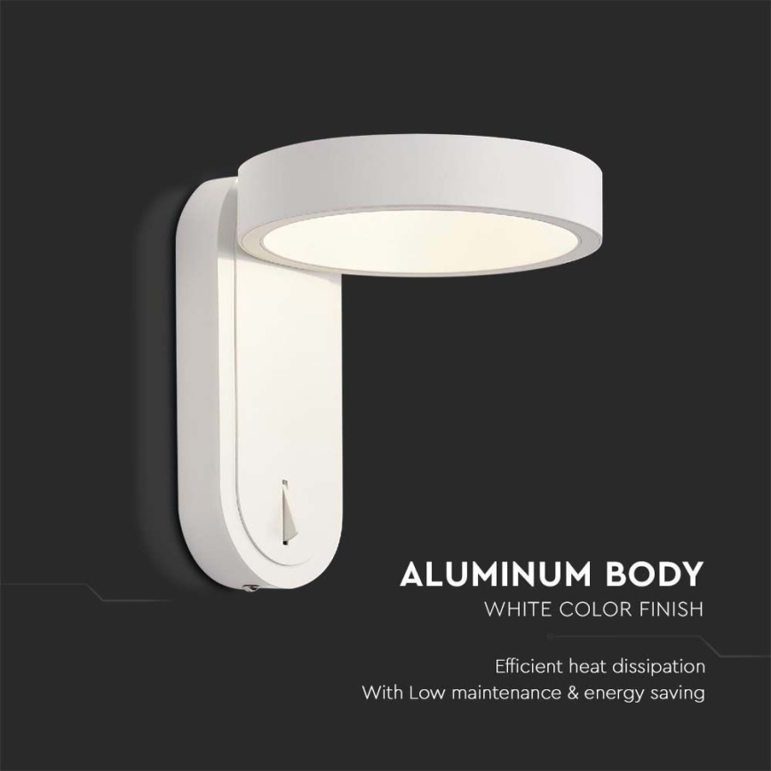 Iluminação de parede LED LED/5W/230V 3000K/4000K branco